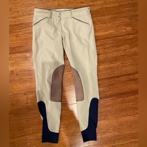 Dover Saddlery Wellesley Knee-Patch Breeches in Tan